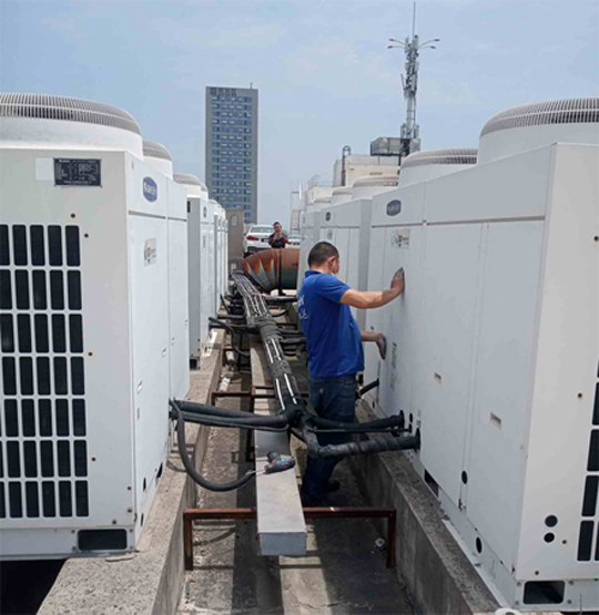 镇海中央空调制热和不制冷系统维修方法